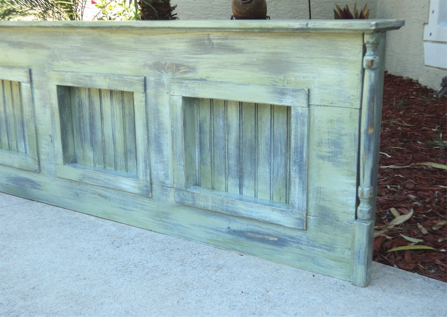 Queen Size Headboard, Window Cornice Or Primitive Display Shelf, Wall Mounted, MADE TO ORDER