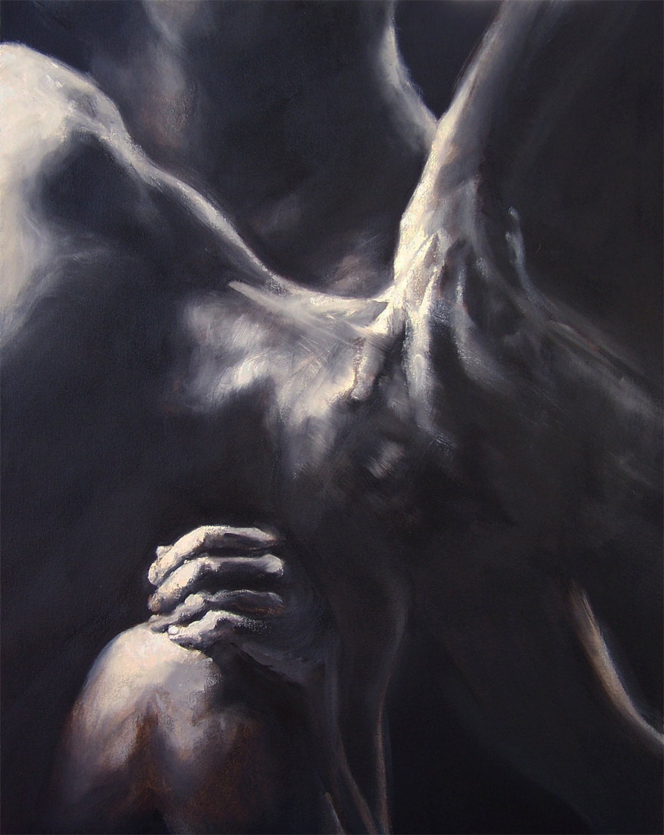 The Persistence of Suppressed Thoughts - collaborative oil painting on canvas