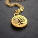 Tree of Life Necklace Gold Tree Pendant necklace