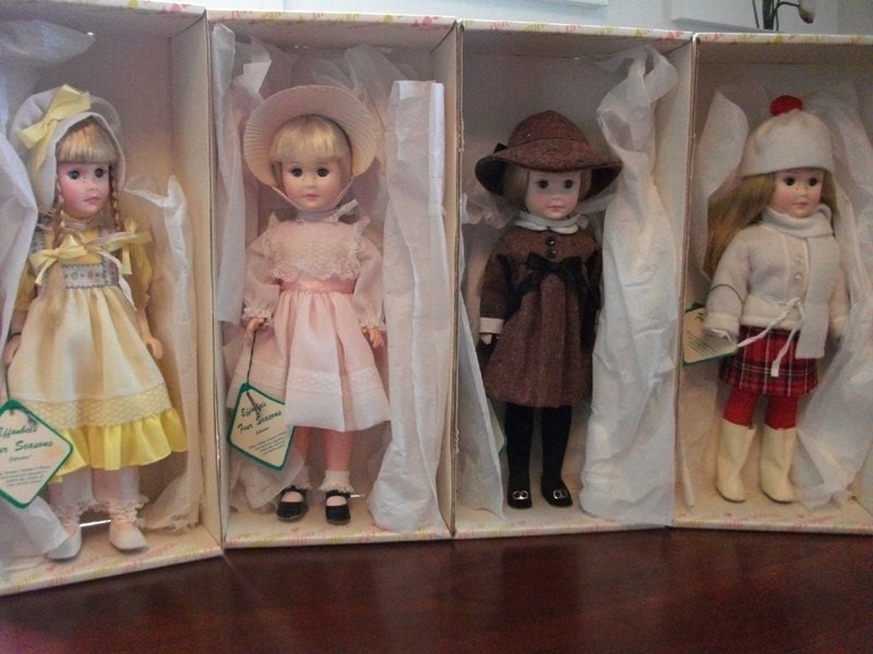 Vintage Effanbee "Four Seasons" Doll Collection - Winter, Spring, Summer, Autumn