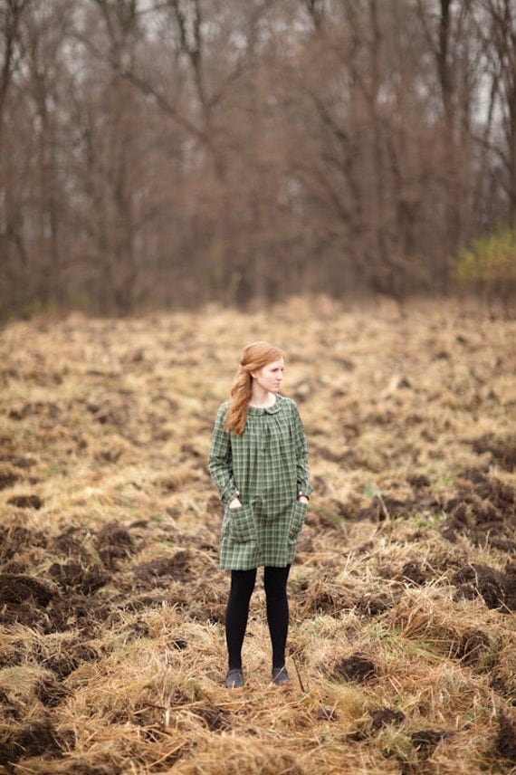 Henriette Plaid Dress