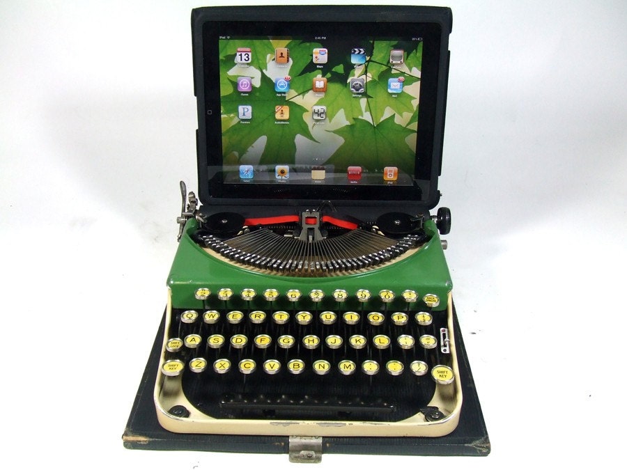 USB Typewriter Computer Keyboard -- for PC, Mac, iPad