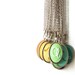 Embroidered Necklace. Custom Initial, Letter, Personalized Monogram. Made Just For You by merriweathercouncil on Etsy.