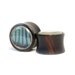 3/4 inch Butterfly Wing and Ebony Wood Plugs Pre-Made - SALE