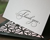 Thank You Letterpress Card