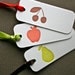 Fruit Letterpress Gift Tag Set of 3