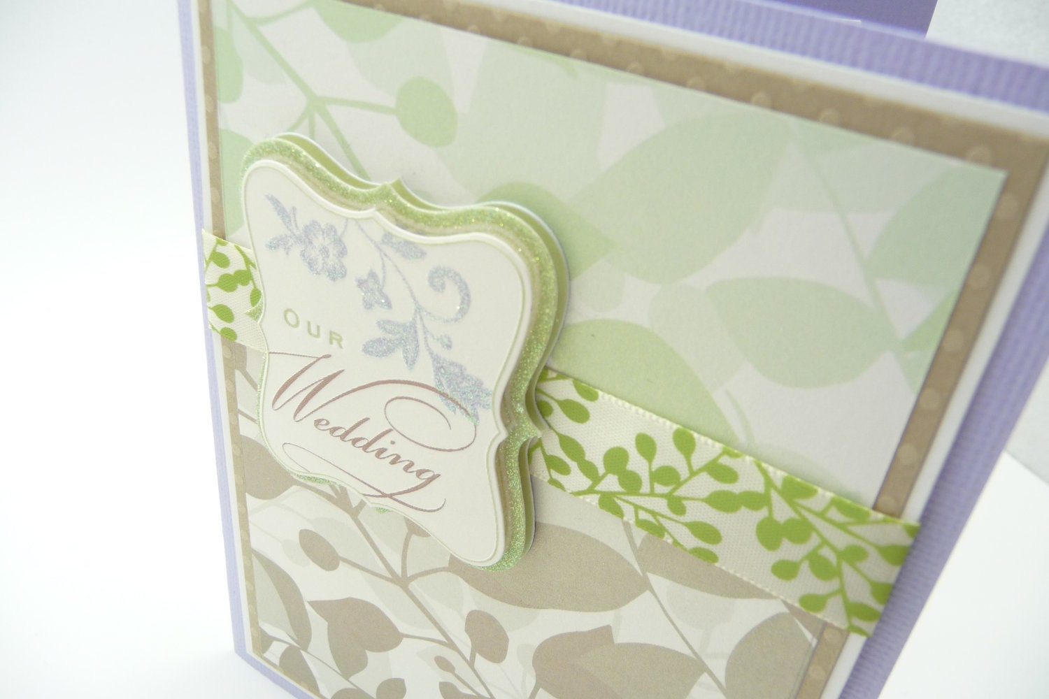 Wedding Greeting Card, Bride and Groom Card, Handmade Paper Greeting Card, Classy Wedding Card