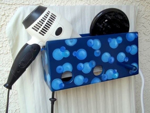 Bathroom Organizer Curling Iron Hair Dryer and by MySalonCaddy