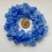 Craft Quality Mosaic Cornflower Blue Beach Sea Glass Tinies and Charm Sized