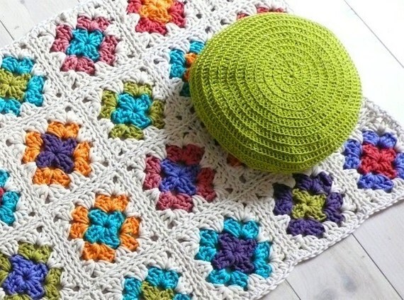 Crochet rug-Granny Square