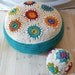 Floor Cushion Crochet hexagons big