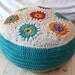 Floor Cushion Crochet hexagons big