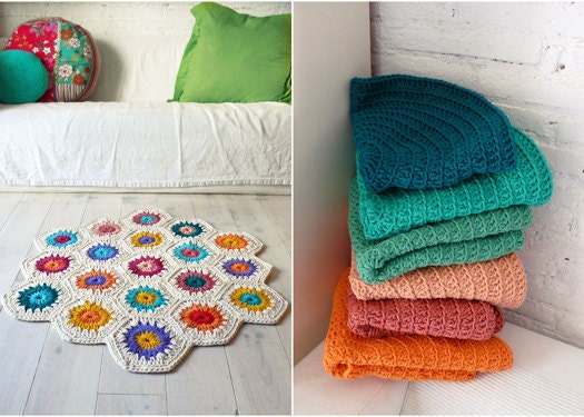 Rug Crochet - hexagon square