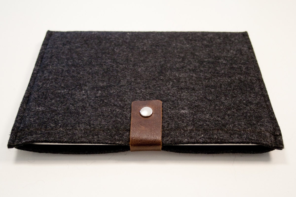 iPad Case - Felted Wool and Leather