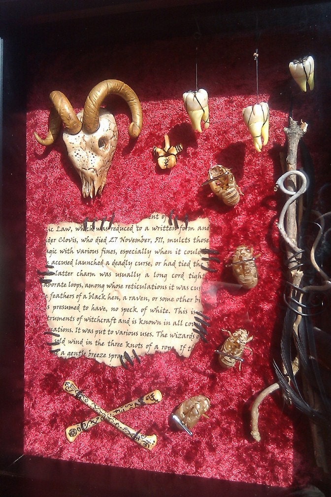 Witchcraft Curio Shadow Box MHA