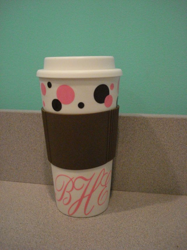 Coffee Travel Mugs with wraps. Makes great Holiday Gifts, Teachers gifts, Girls weekend trip, Bridesmaids gifts, Best Friend