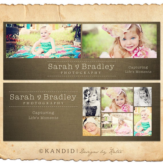 Sarah Facebook Timeline Templates - 2 covers and 1 tab image
