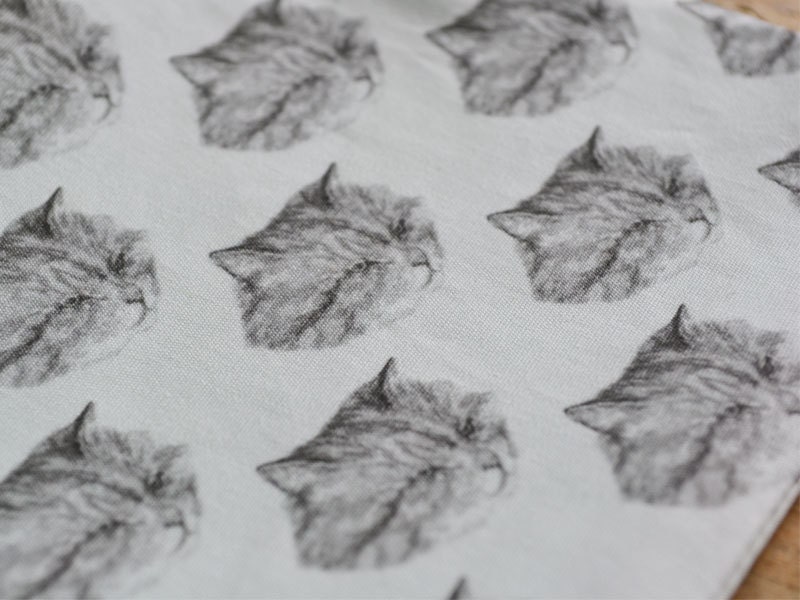 cat pouch - multiple pocket purse - handmade