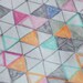 RESERVED - 4 x fabric coasters - extra large geometric coaster - handmade ooak