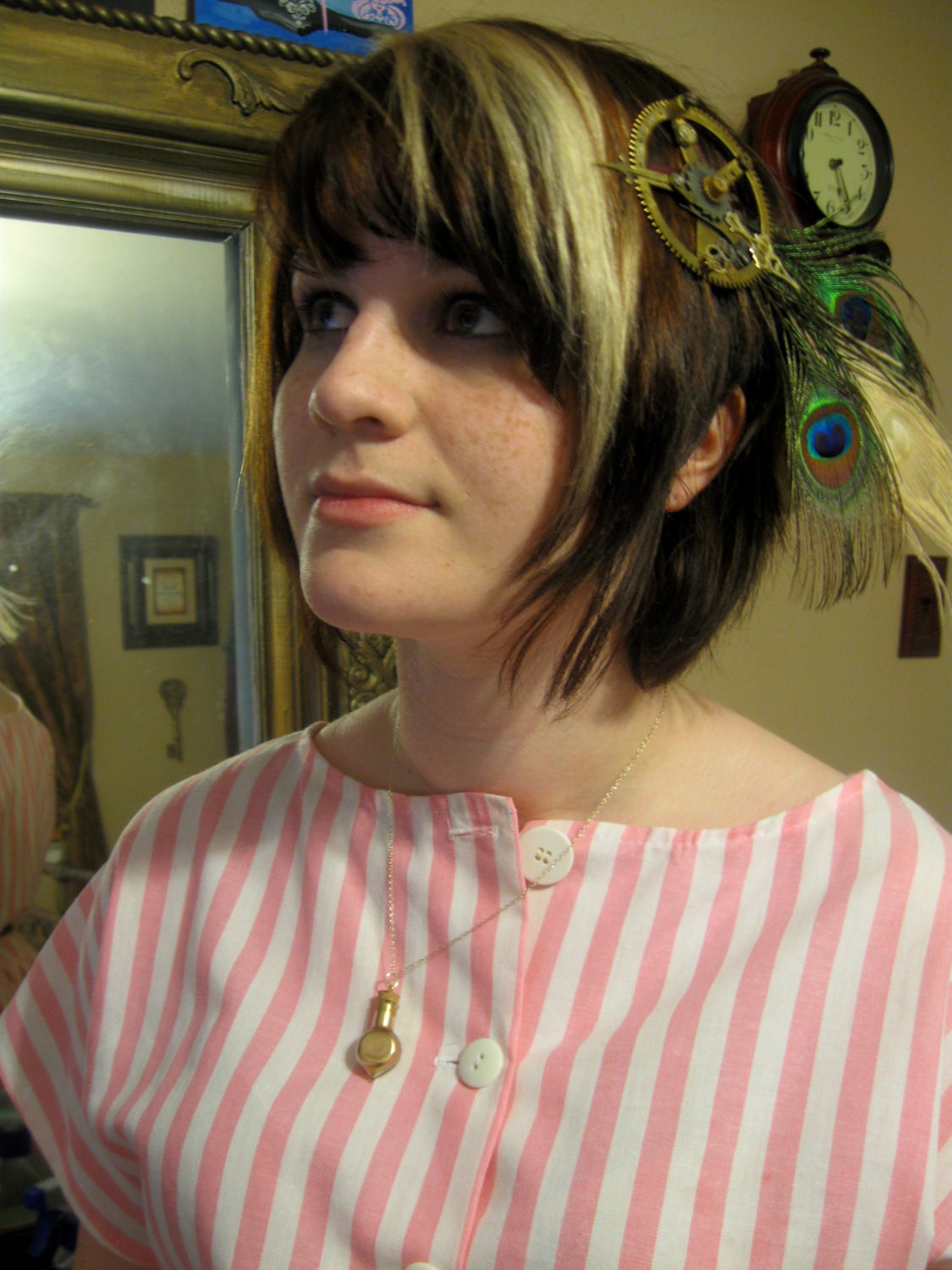 Golden Glass Vial Necklace - Felix Felicis - Eden Gallery