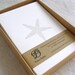 Letterpress Note Card Set - Starfish