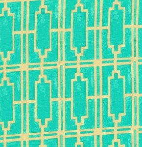 Designer Fabric Yardage -Tina Givens-Haven's Edge Voile Collection-Walss-Turquoise-Free Spirit Fabrics- 1 Yard