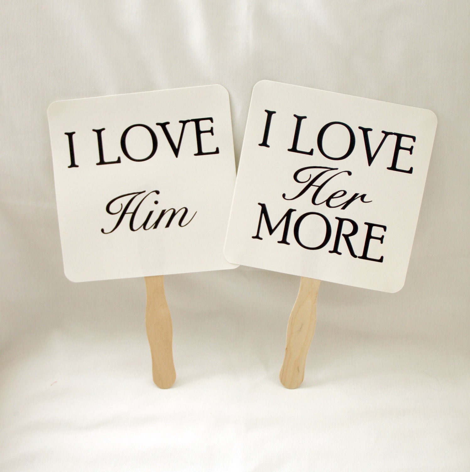 Set of Save the Date Engagement Picture Signs
