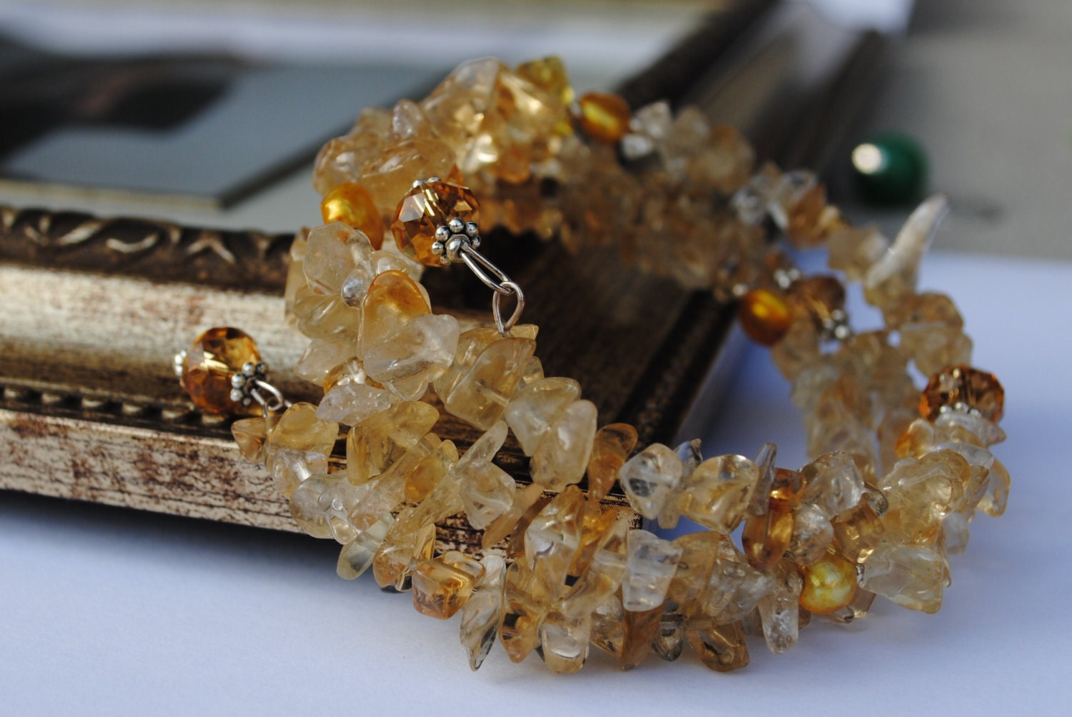 Citrine bracelet