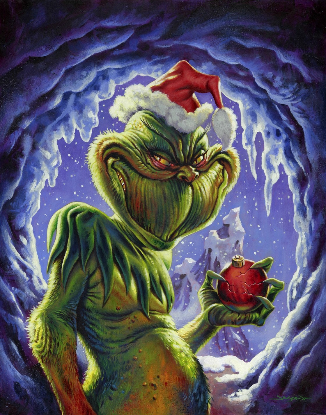 The Grinch - 13 x 19 limited edition print
