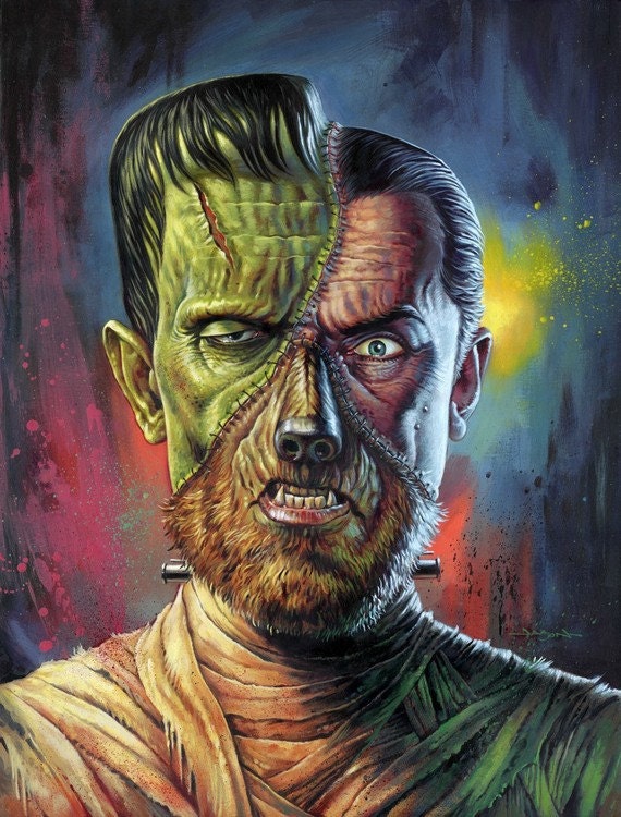 Monster Mash - 17" x 22" limited edition giclee