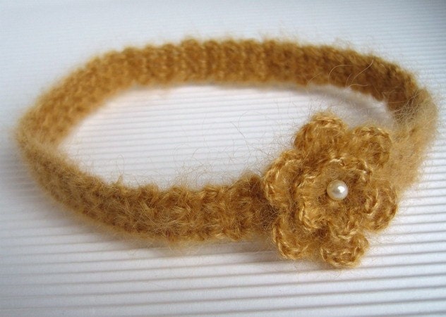 SALE - Crochet headband - newborn photo prop - Ready to ship