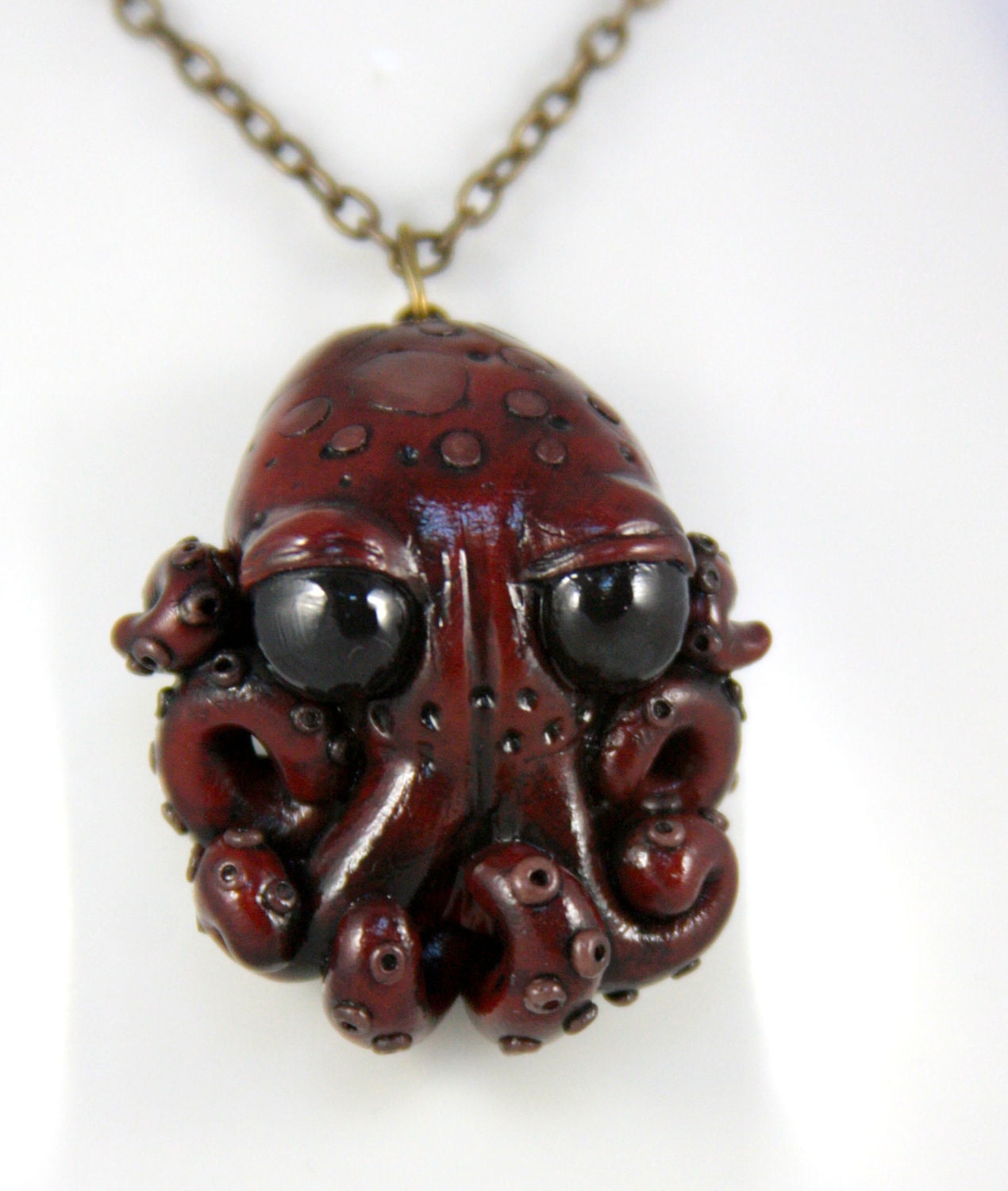 Baby Octopus Necklace, jewelry, handmade