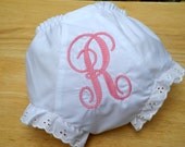Personalized Initial Diaper Cover