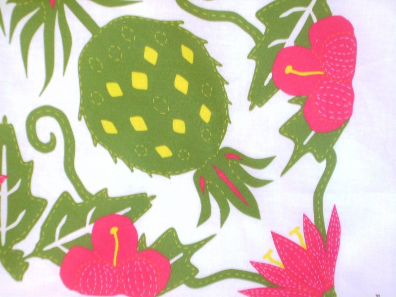Hawaiian quilt panel