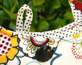 FREE SHIPPING Purse Handbag Tote Polka Dot Flower Pot Colorful