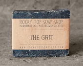 The Grit - Scrub Soap, Exfoliating Soap Bar, Hand Soap, Cold Process Soap, Vegan Soap, Mens Soap, Unscented Soap - RockyTopSoapShop