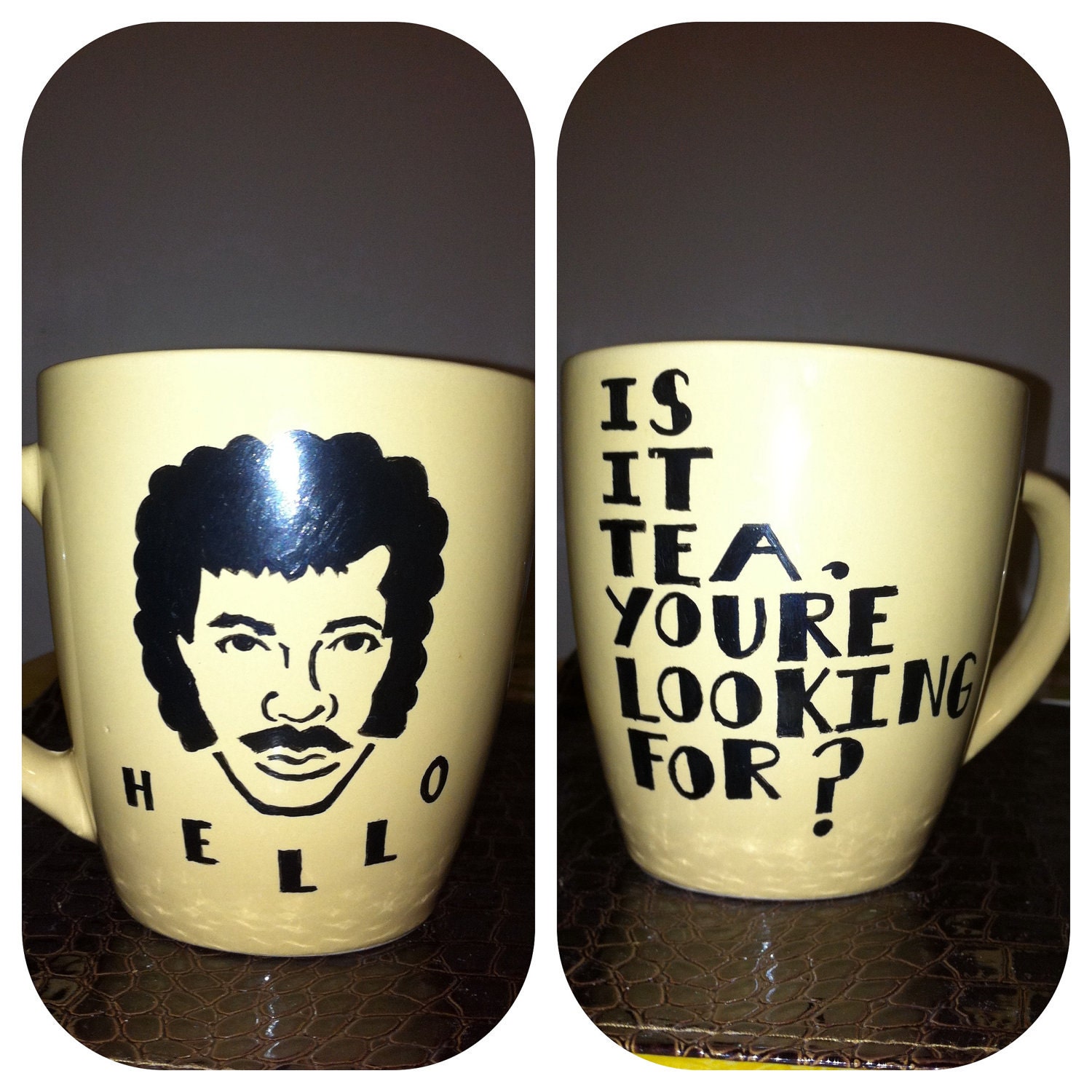 YELLOW Lionel Richie Coffee Mug (16 oz)