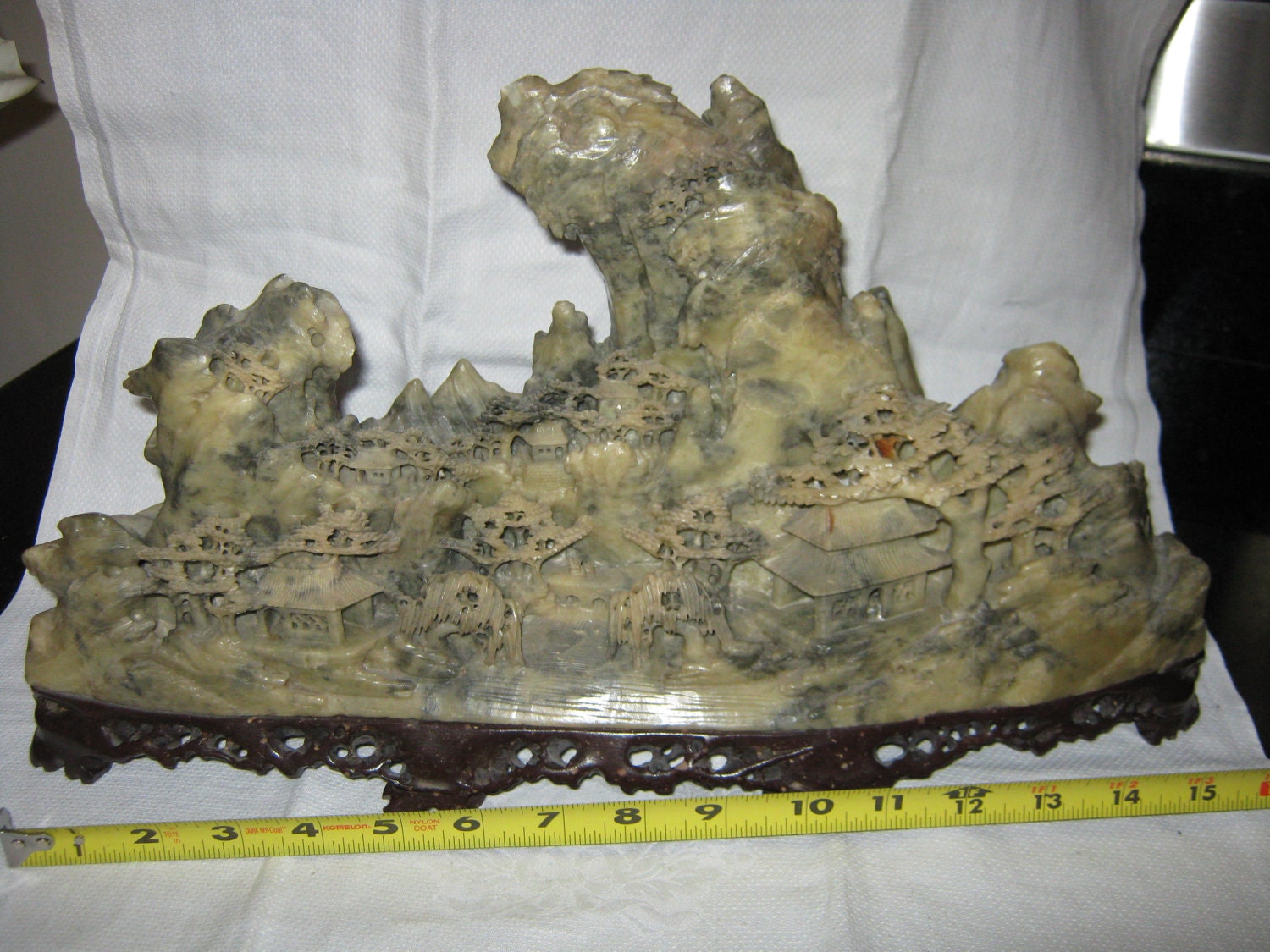 Soapstone Asian Sculpture Hand Carved By Gatormom13