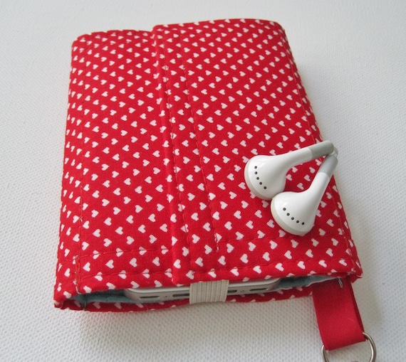 Nerd Herder gadget wallet in Sweetheart for iPod, Android, iPhone, MP3, digital camera, smartphone, guitar picks