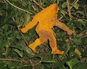 Bigfoot, Sasquatch or Yeti Silhouette Garden Stick
