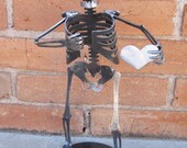 Zombie Skeleton HUGE SIZE Metal Sculpture
