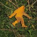 Bigfoot, Sasquatch or Yeti Silhouette Garden Stick