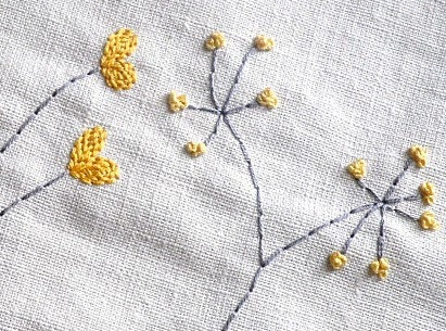 Modern BLOOMS -- An Original Hand Embroidery Pattern in PDF Format & Cross Stitch Chart