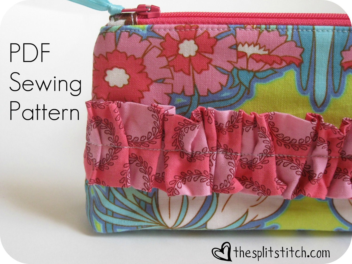 3 Sizes  Flat Bottom Pouches - Sewing Tutorial & Pattern eBook in PDF format