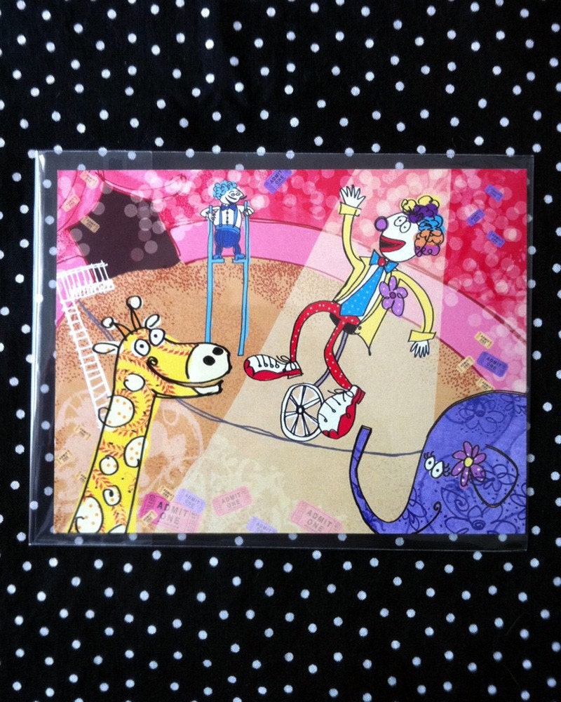 Circus Fun Mini Print