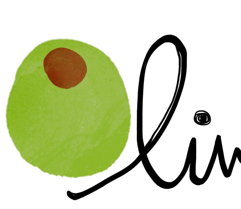 Olive You Wall Art Print