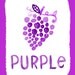 Wall Art Print Color Series- Purple
