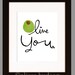 Olive You Wall Art Print