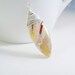Pink Peruvian Opal Necklace with Sterling Silver Chain, Rose