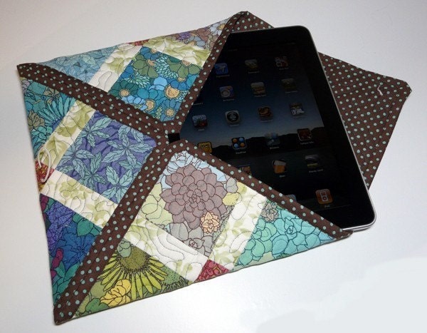 Quilted iPad Bag - Envelope Style - Pattern no. 502